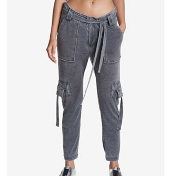 Dkny Pants - DKNY Sport Cargo Jogger Pants Size Small Blue